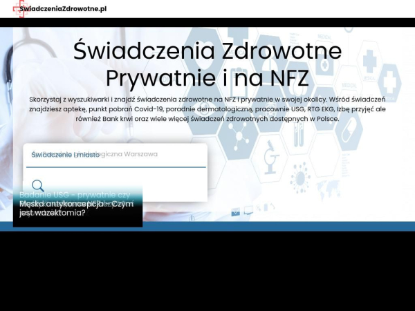 swiadczeniazdrowotne.pl