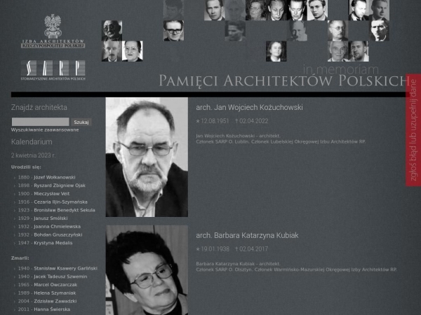 inmemoriam.architektsarp.pl